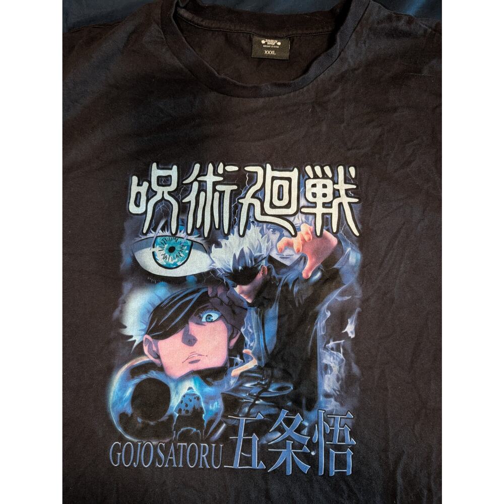 Invicta Kuru Gojo Satoru Anime Gym T- Shirt XXXL 3 XL